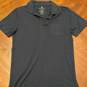 Mack Weldon Vesper Polo in Total Eclipse Blue Medium